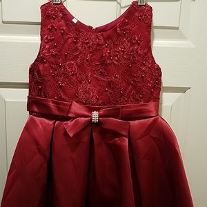 Burgandy party dress-NWOT